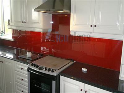 KÍNH ỐP BẾP MÀU ĐỎ  LICOGLASS