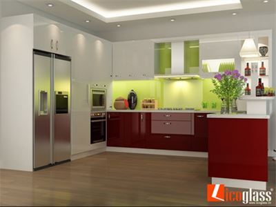 KÍNH MÀU ỐP BẾP 06 