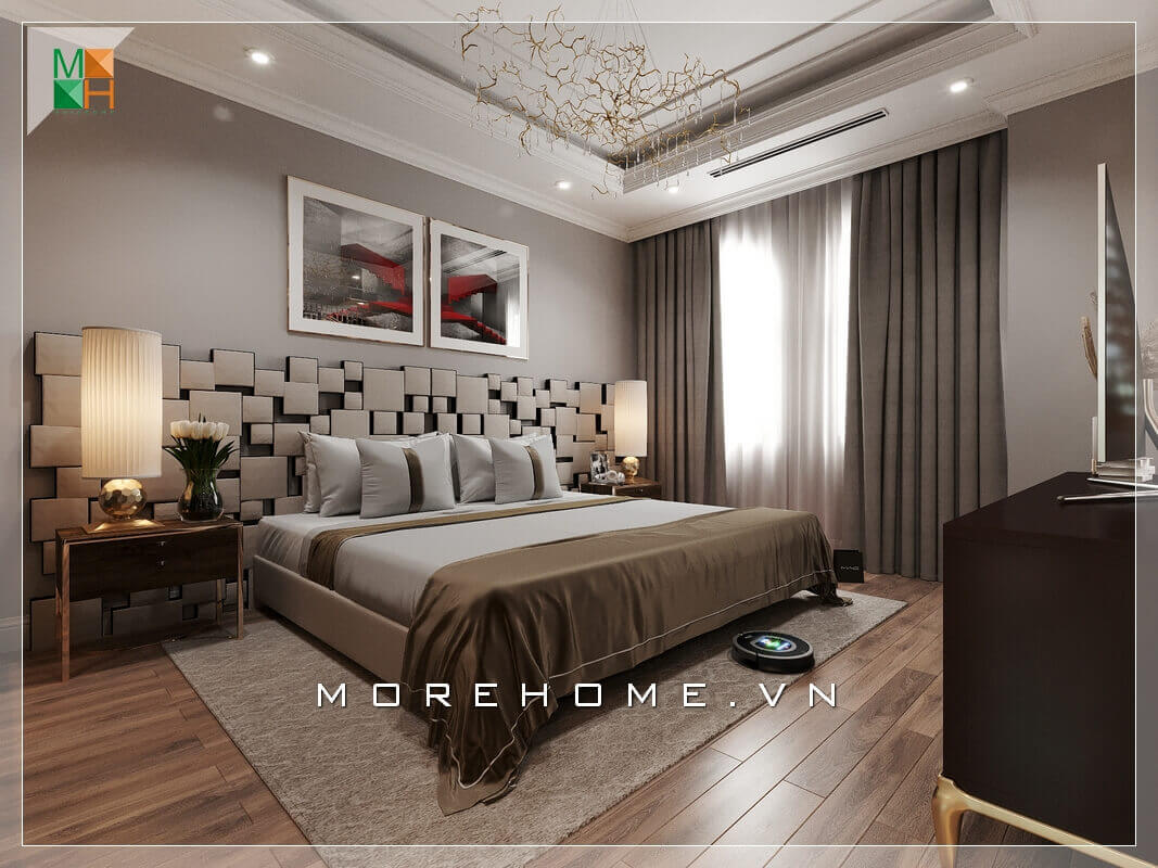 Giường ngủ chung cư hiện đại Giường ngủ chung cư hiện đại