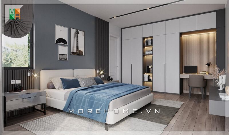 Ấn tượng với mẫu thiết kế phòng ngủ chung cư, nhà phố, biệt thự hiện đại và sang trọng.